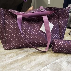 Thirty-One Soft Utility Tote and Uptown Mini Pouch